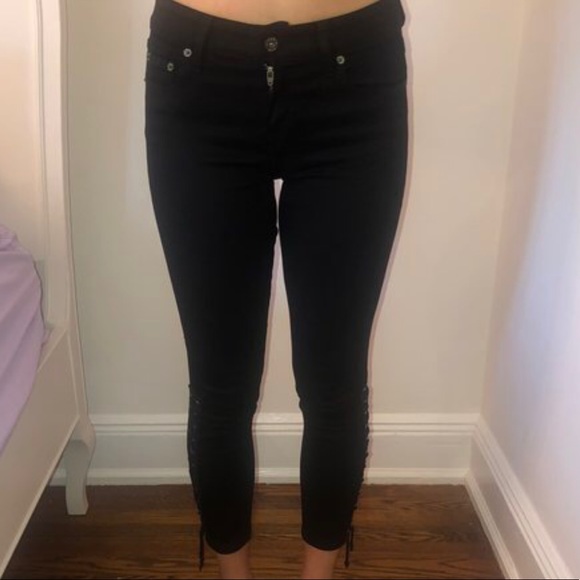 LF Black Cropped jeans - Picture 2 of 5